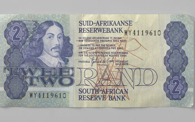 Zuid-Afrikaanse randbiljetten met afbeeldingen van Nelson Mandela